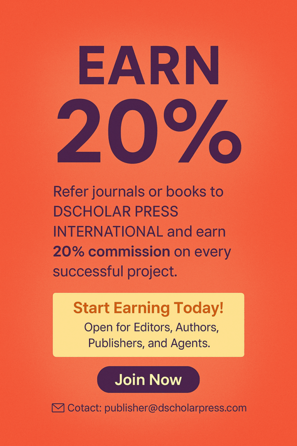 DSCHOLAR PRESS INTERNATIONALReferral Program